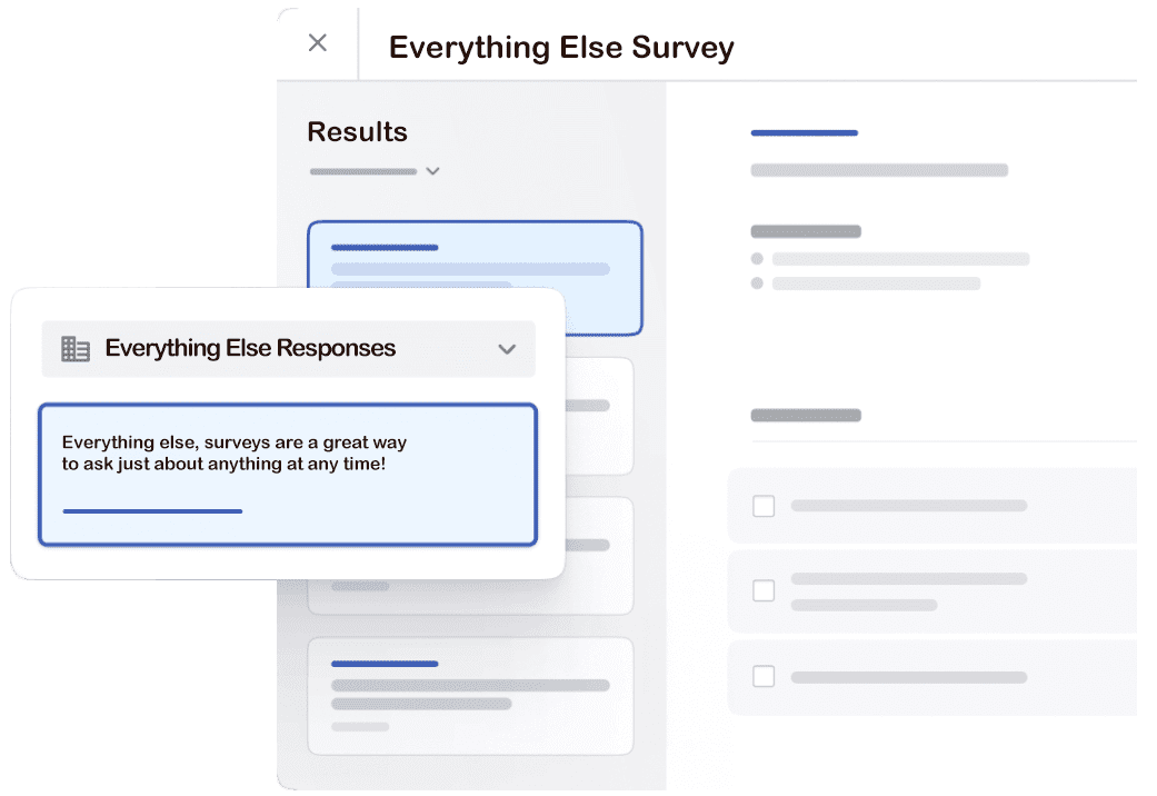 Everything Else Surveys