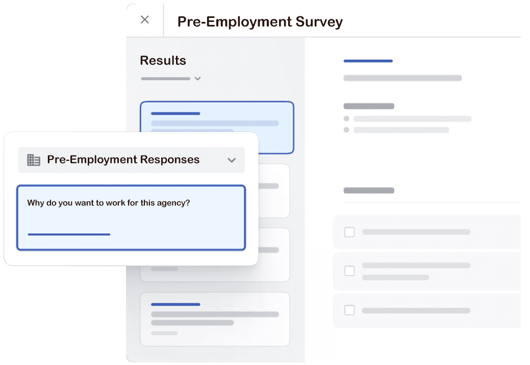 Pre-Employment Surveys