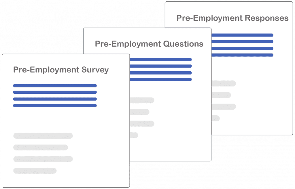 Pre-Employment Surveys Polls