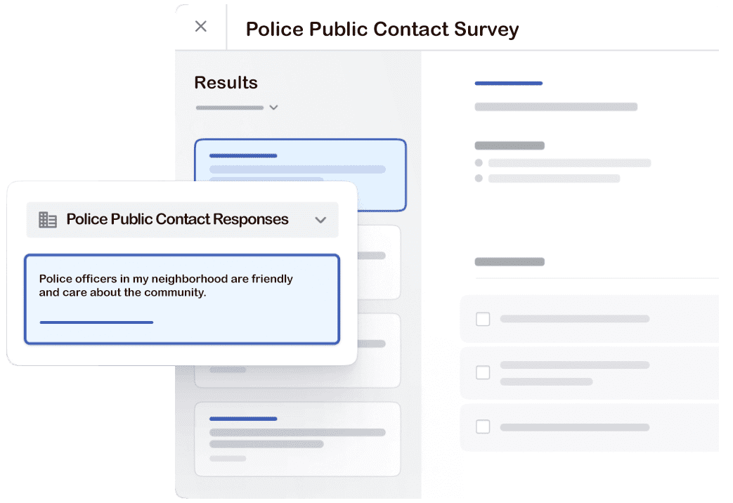 Public Contact Survey