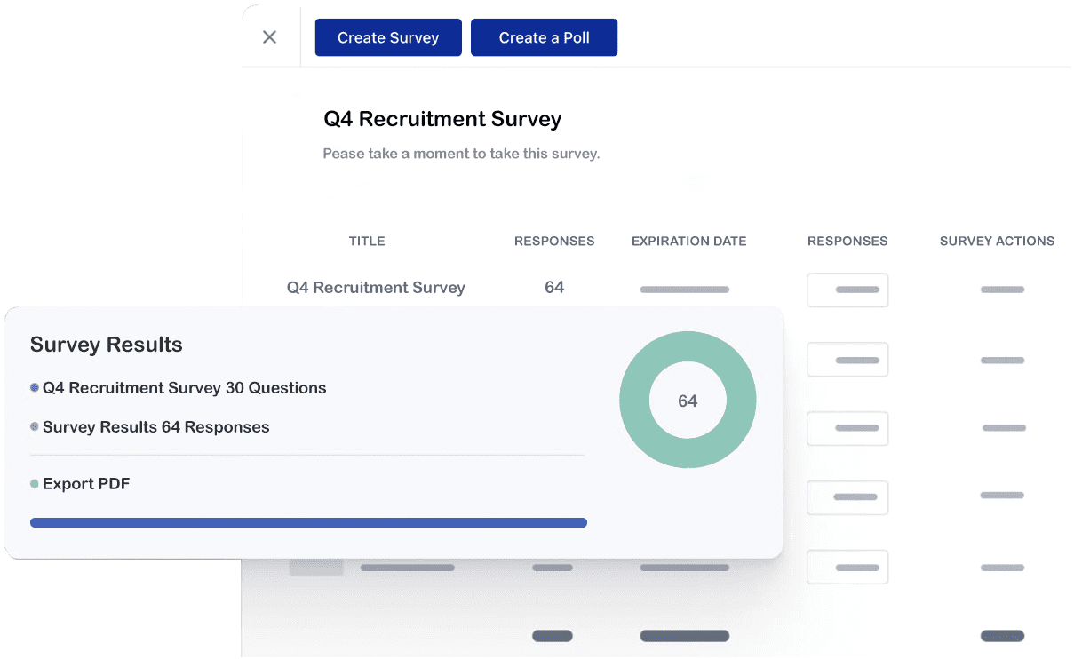 Recruitment Surveys Result